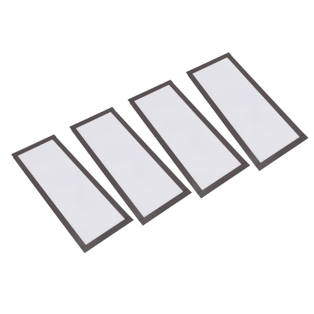 4 Stück Bodenlüftungsnetzabdeckung, PVC, magnetisch, staubdicht, Bodenregister-Bildschirmabdeckung für Zuhause, Wanddecke