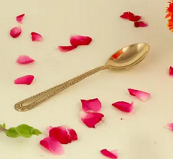 @ Indian Traditional Brass Serving Spoon 28Gm
