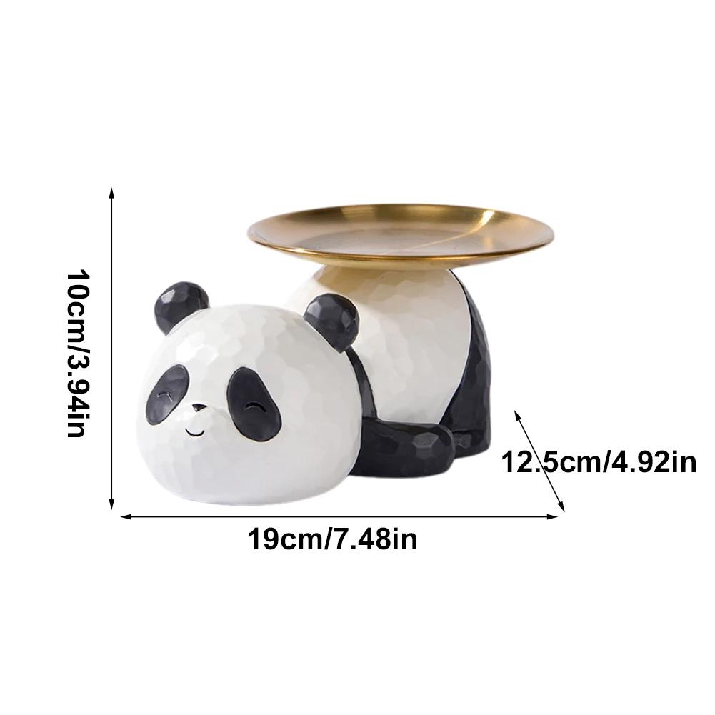 

Креативная серия «Панда» стеллаж для хранения ключей «Панда», тарелка для конфет и закусок, украшение для гостиной, милый подарочный поднос, коробка для хранения салфеток, украшение