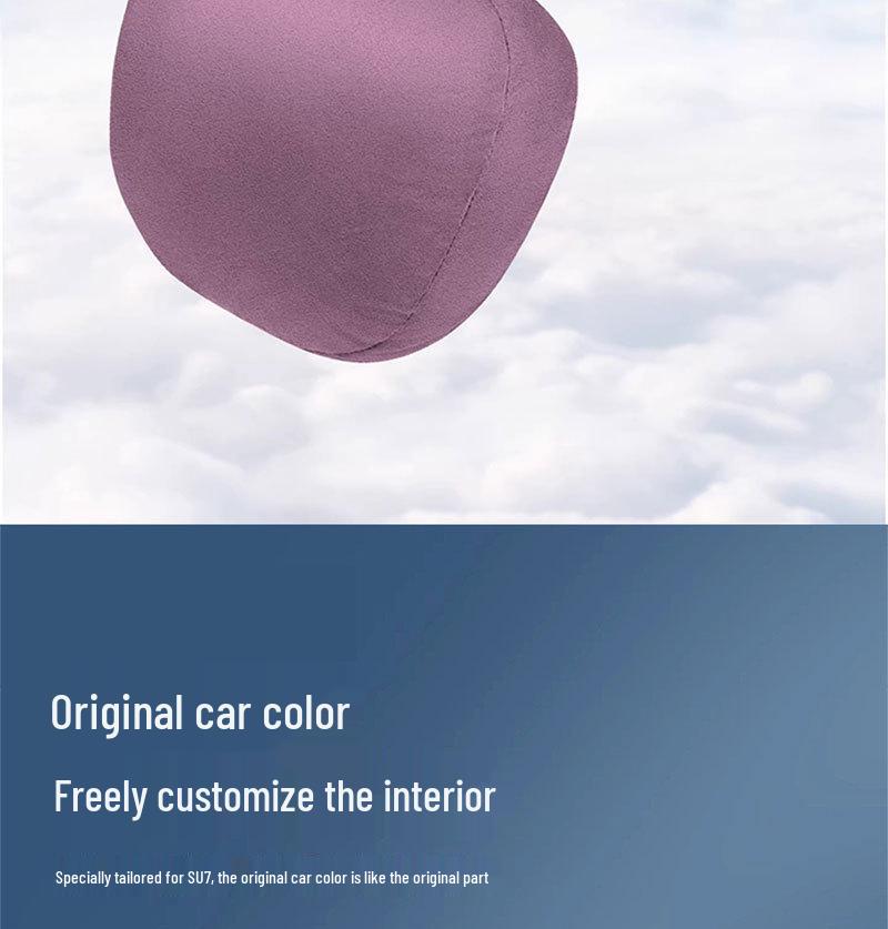 26 Styles New Gen Xiaomi SU7 Magnetic Headrest & Lumbar Pillow: Soft, Comfortable, Second Gen Design