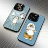 Cat In Disguise M-Mofusand Phone Case For iPhone 16 17 15 14 12 13 Pro Max Black Color Shockproof Cover
