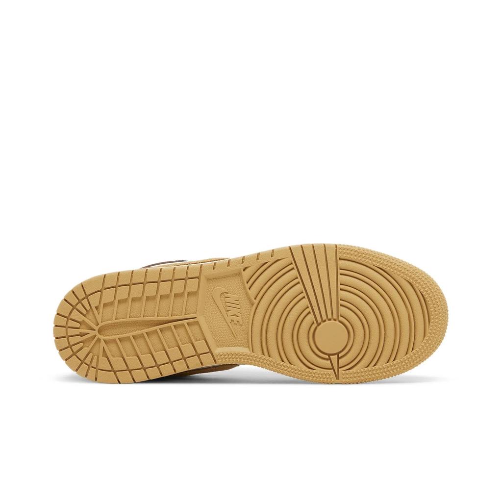 Air Jordan 1 Low Grade School 'Cacao Wow' (Unisex) Cacao Wow / Cacao Wow / Twine / Sail / Geode Teal / Luminous Green Kids' Basketball Shoes