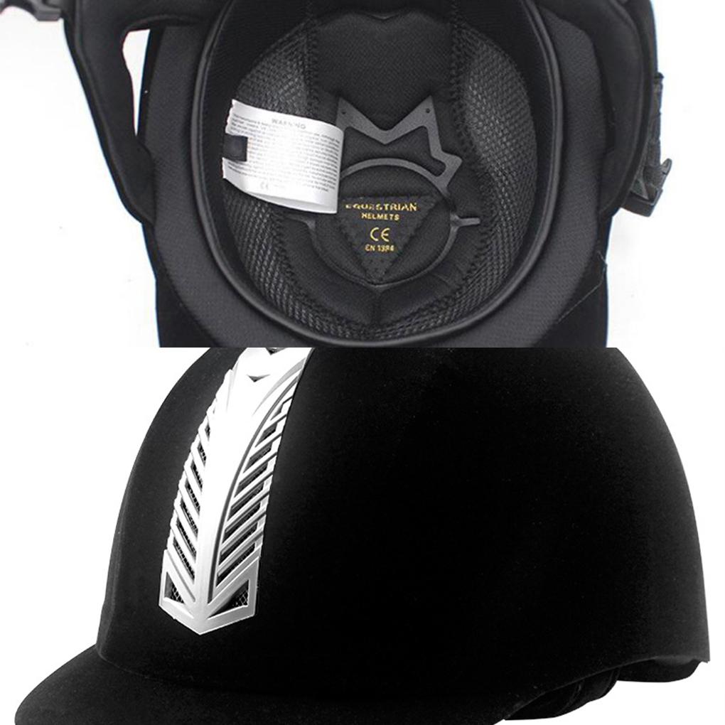 Durable Equestrian Helmet Short Brim ABS Made Sweat-absorbing Sun-shading Horse Riding Protective
