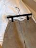 KH Superior Choice! Stylish, Casual Linen Khaki High-Waisted Shorts: Flattering, Leg-Lengthening, Old Money Style.