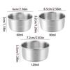 Stainless Steel Seasoning Small Bowl Multifunctional Mustard Salad Tomato Sauce Condiment Sauce Sauce Cup Dip Tray Kitchen Tools