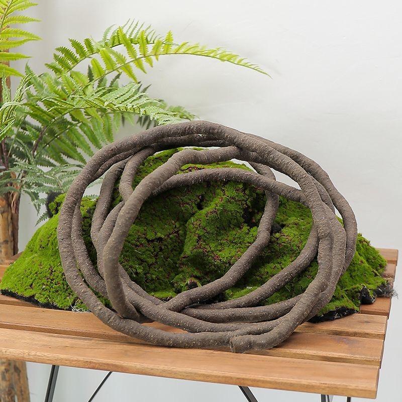 Artificial Ivy Vine Plants 39.37 Inches Pvc Fake Rattan Climbing Pets Wigwam Rainforest Landscape Diy Household Decoration D 1Cm