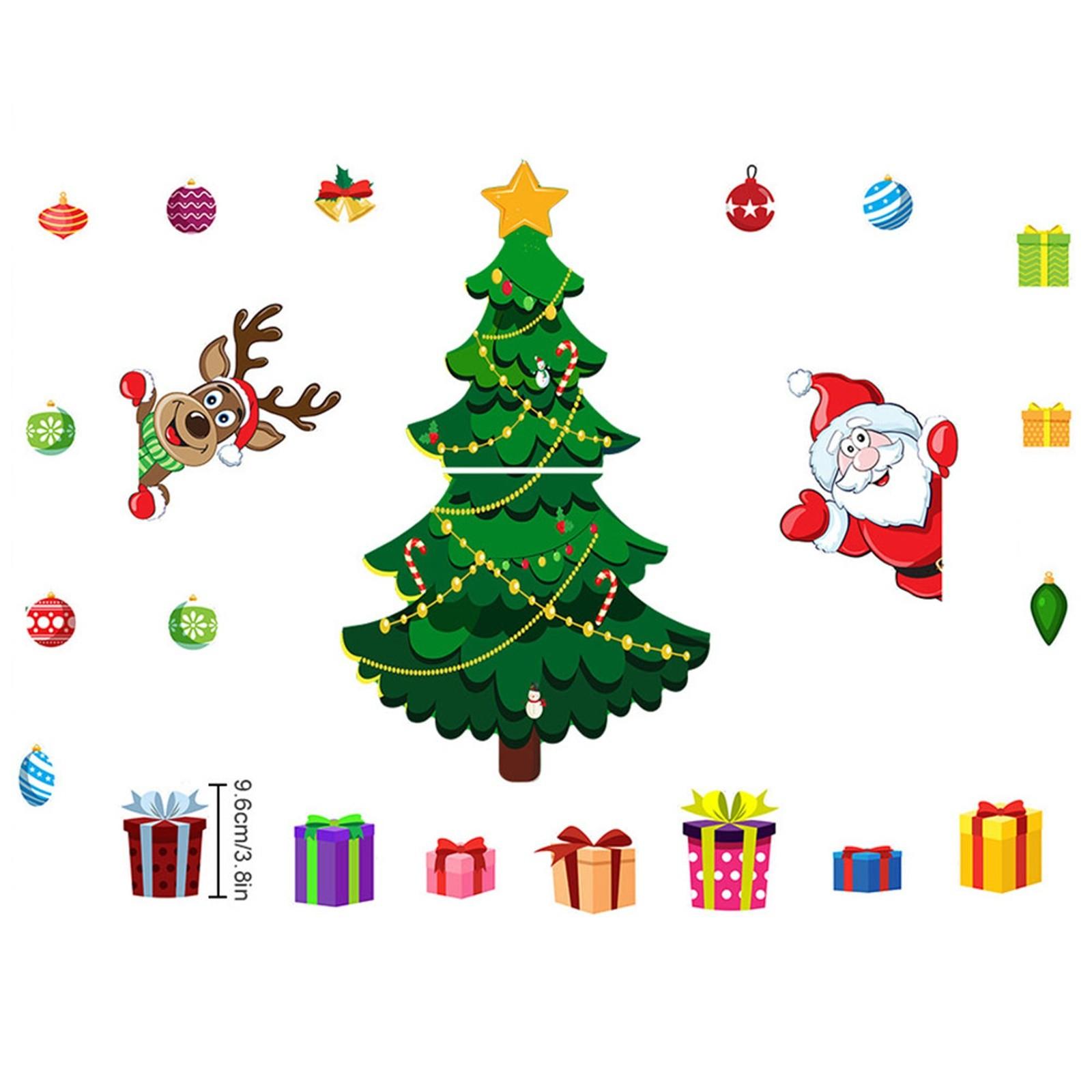 

Рождественские украшения для автомобиля, холодильника, светоотражающий Санта-олень, магнитные украшения, Рождественский Новый год, праздник, домашний декор One Size