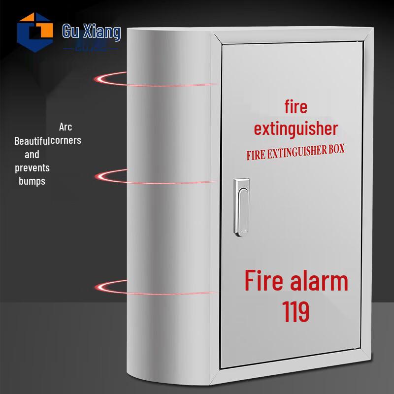 Stainless Steel Arc Fire Extinguisher Cabinet