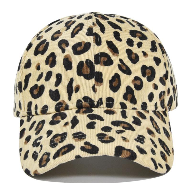 Trendy Unisex Leopard Print Baseball Cap, Stylish Round Top Hat for Outdoor Sun Protection Casual Lovers Ins Duckbill Cap