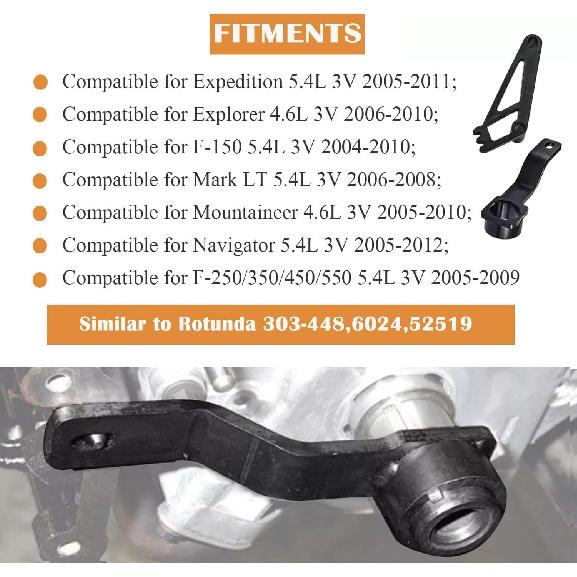 Crankshaft Positioning Wrench Holder Cam Phaser Locking Tool Fit for Ford 1993 4.2L and 4.6L 2-Valve Engine, Similar to Rotunda 303-448, 6024 &