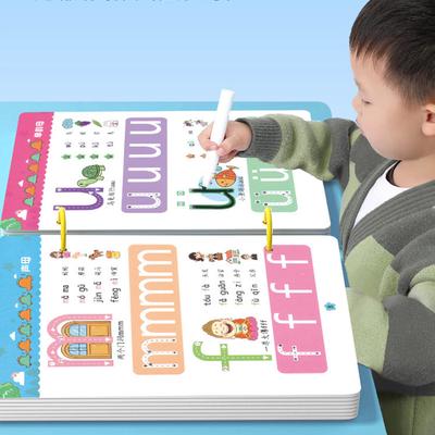 Magical Tracing Workbook Educational Montessori Books for Children Pen Control Training Reusable Calligraphy Copybook for Kids