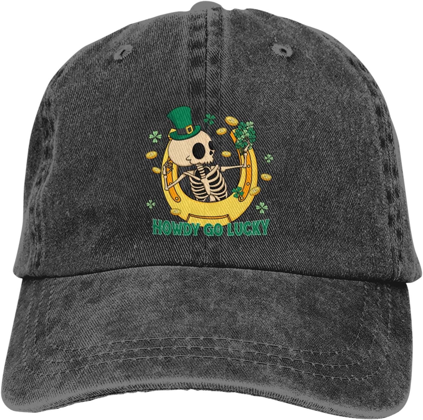 

Dublin Ireland Shamrock Vintage Distressed Baseball Cap Adjustable Golf Dad Hat Casual Unisex One Size