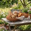 Fish Shape Snack Fruit Plate Plastic Woven Storage Basket Cute Drain Basket  Kitchen Storage
