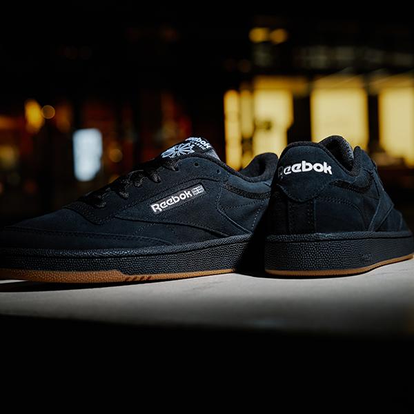 Reebok Club C 85 Comfortable Versatile Retro Casual Shoes Low Top Skate Shoes Unisex Sneaker Black 100074449