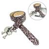 Cintura Fashion con Fibbia a Scatto Teschio per Tutte le Età Fibbia con Strass Cintura Pantaloni Stampa Leopardo Cintura per Street Dance Accattivante