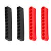 4Pcs Plastic Screwdriver Bit Holders with 10 Slots Each for 1/4Inch Hexagonal Shank Tool Organization
