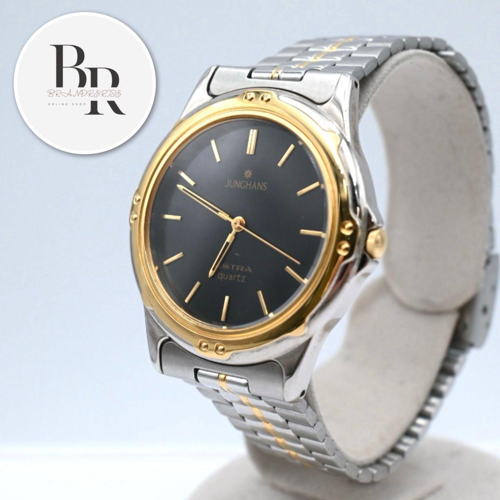 Used [New battery] JUNGHANS Quartz watch ASTRA JA-0117M Boys stainless steel