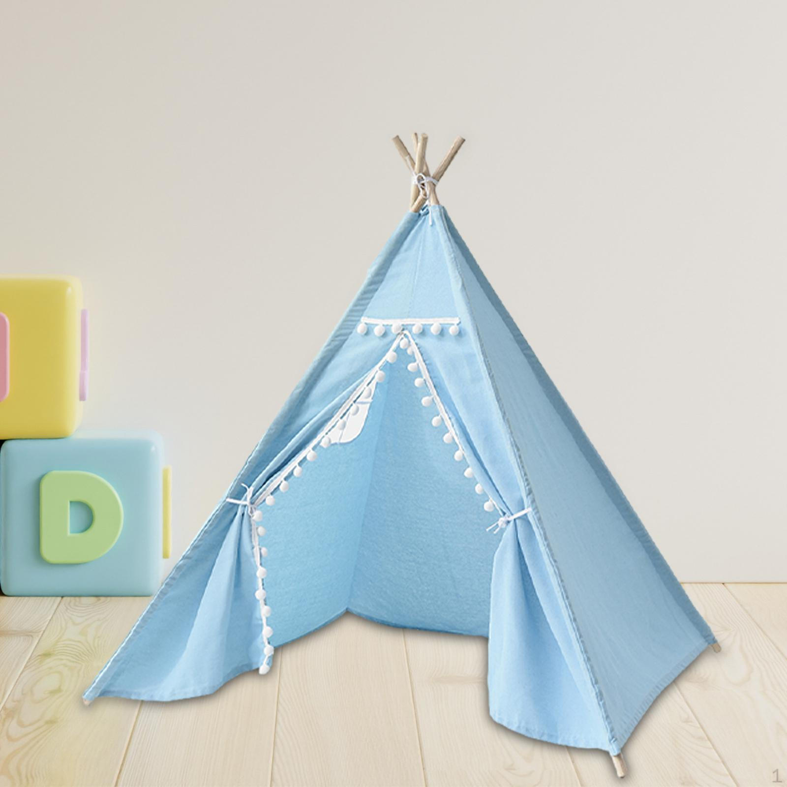 

Детский вигвам для игр на открытом воздухе в помещении, портативный для мальчиков и девочек, подарки, игровой домик, игровая палатка, игрушки, дом синий