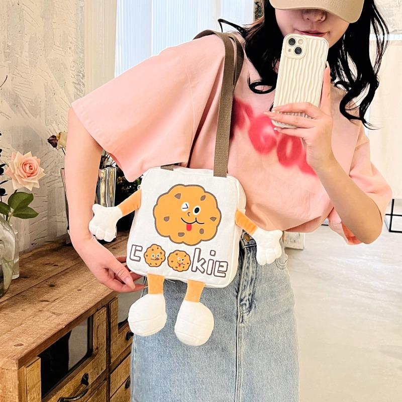 Anime Cartoon Shoulder Bag Spring and Summer New Fresh and Cute Small Bag Fashionable Versatile Canvas