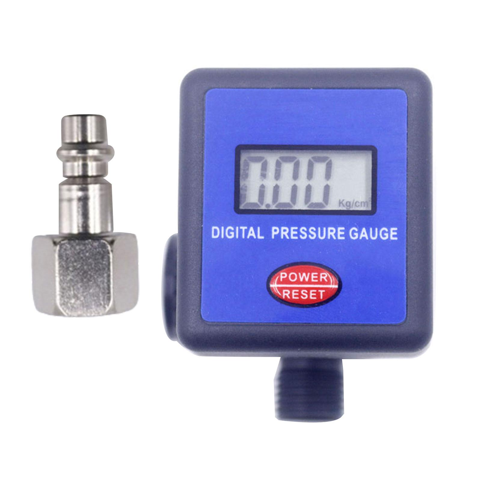 

Цифрові 1/4 145PSI регулятор тиску повітря Клапани регулювання манометра для пістолетів-розпилювачів Клапани регулятора тиску B