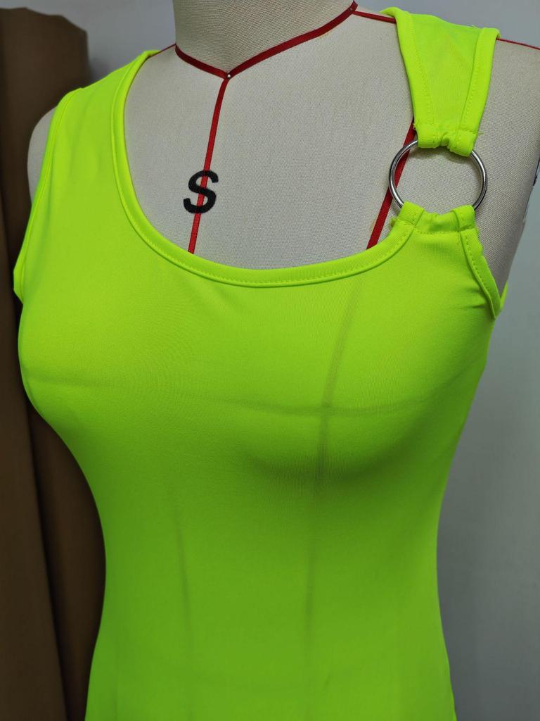 Chic Européen: Robe sexy sans manches moulante pour femme