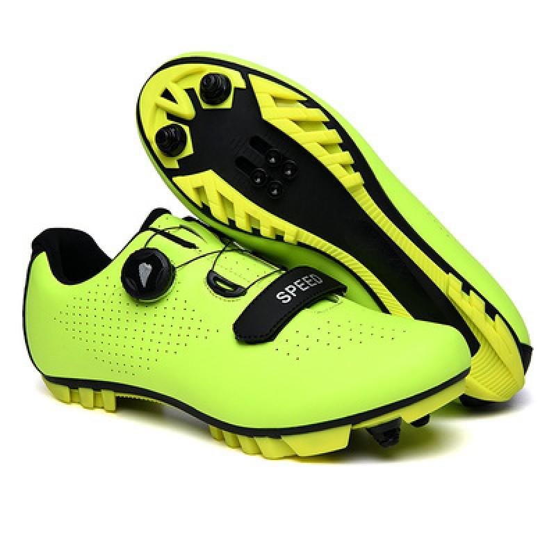 Mens Road Mountain Bike Cycling Shoes Hard Sole Lightweight Pedal Compatible MTB Riding