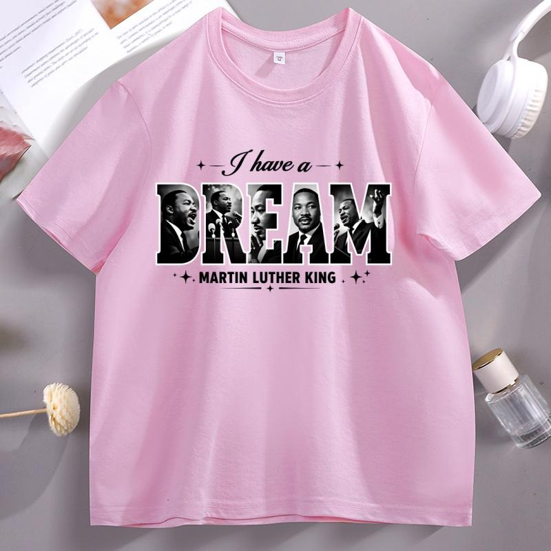 Martin Luther King Tshirt Black History Month Tshirt Mlk Juneteenth Tshirt I Have A Dream Graphic Tees Unisex Unisex Casual T Shirt