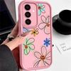 Cute Cartoon Flower Case For Samsung Galaxy S25 S24 Ultra S23 S22 Plus S21 S20 FE A15 A16 A26 A34 A35 A36 A54 A55 A56 5G Capa