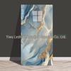Waterproof Marble Imitation Tile Wall Sticker for Kitchen Renovation - Oil & Moisture Resistant, Self-Adhesive Decor.