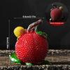 Chinese Resin Color Changing Tea Pet Lucky Fruit Model Tea Figurine Ornaments Home Tea Set Decoration Tea Ceremony Accessories