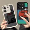 JDM Sports Cars Minimalist Design Soft Phone Case for Xiaomi Redmi Note 15 14 13 12 11 Pro Plus 10S 11S 4G 11T 5G Shell Silicone