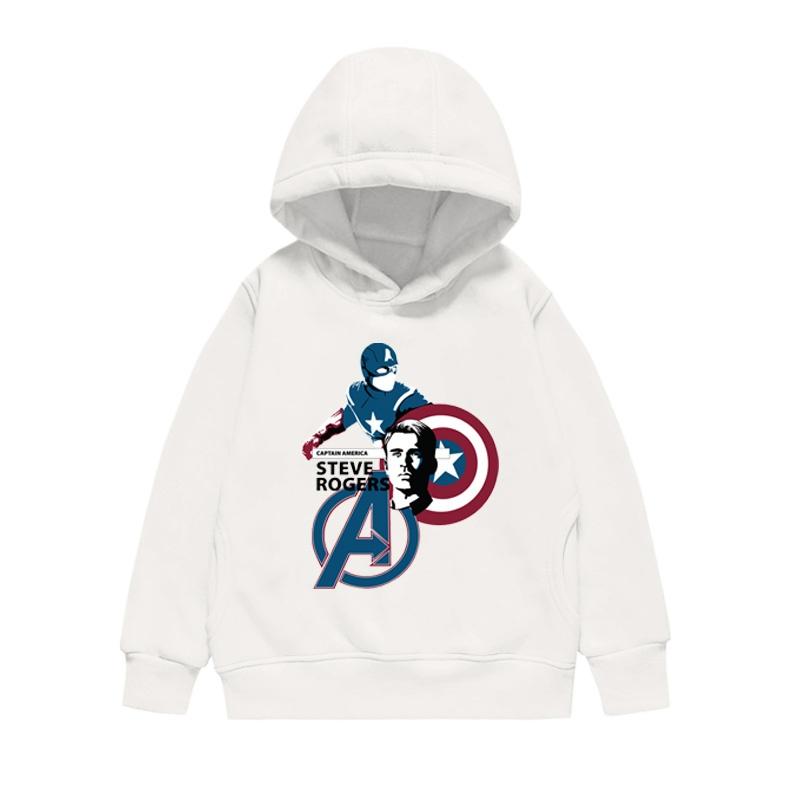 Captain America Black Widow Cartoon Anime Periphery Children's Hoodie New Style Spring and Autumn Boys and Girls Hoodies
