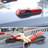 2x Hood Hinge Decoration Cover Trim Kit for Jeep Wrangler JL JLU 18+/JT 20+ Red