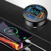 Car charger fast charging cigarette lighter adapter 4-port usb a usb c fast charging mobile phone charger iphone xiaomi