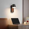 Rotatable LED Bedside Wall Light with Switch for Hotel, Guest Room, or Bedroom Reading.