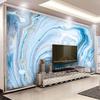 Large Murals Blue Marble Wallpaper Living Room TV Background Wall Decor Home Modern Wallpaper