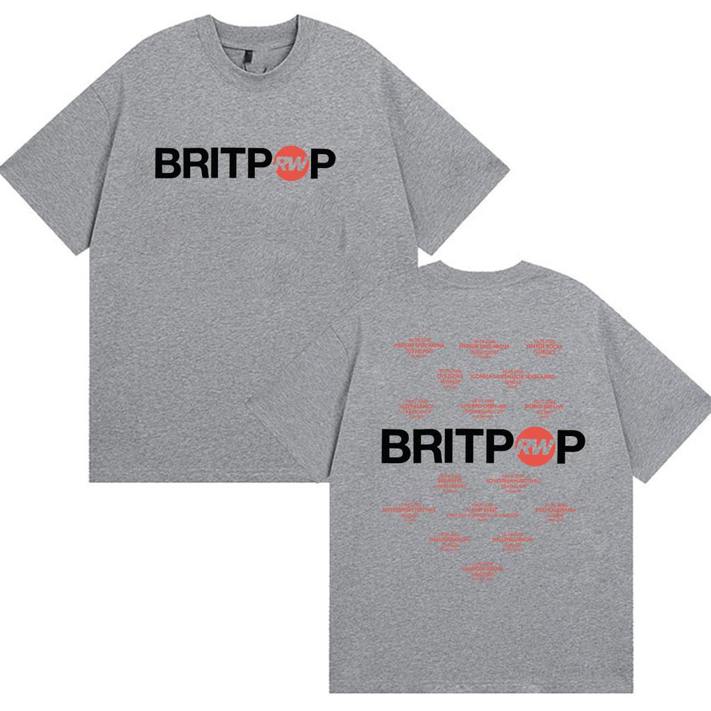 2027 Nuovo Robbie Williams BRITPOP Album Nuova Stampa T-shirt Unisex WoUnisex Hip Hop Musica Pop Manica Corta T-shirt 100% Cotone Tees Str