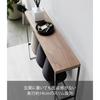 Yamazaki Tower Slipper Rack with Top, Black, W50 x D12 x H41cm, Entryway Storage, Slipper Storage, 5153