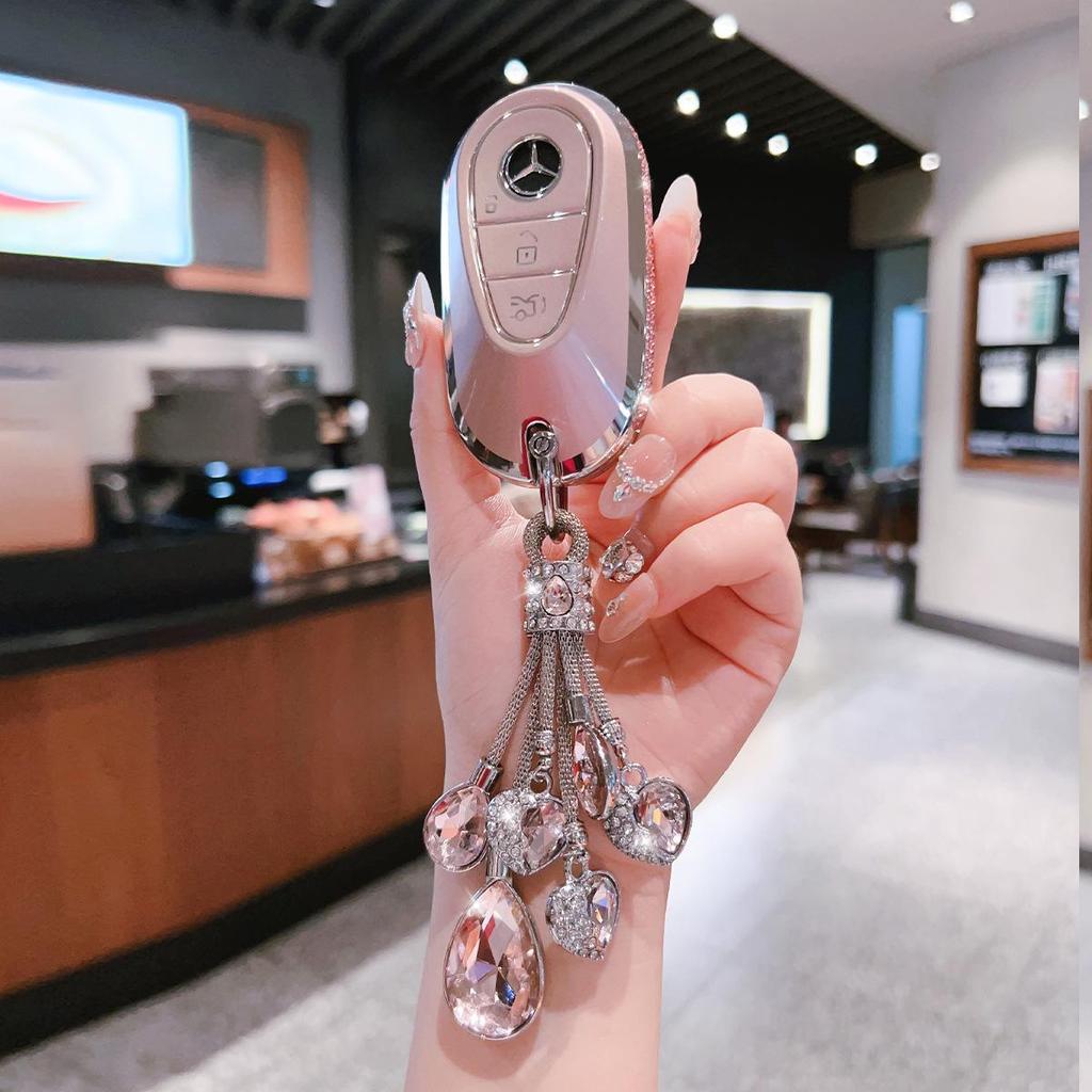 Mercedes CLE Maybach S480 Key Shell E300l GLC C260l Forged Diamond Key Cover