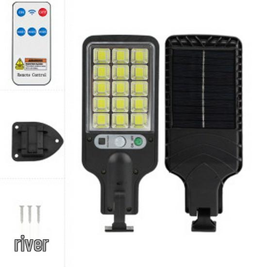 Solar-Powered Outdoor Motion Sensor Courtyard Light: Integrated Wall and Street Lamp
