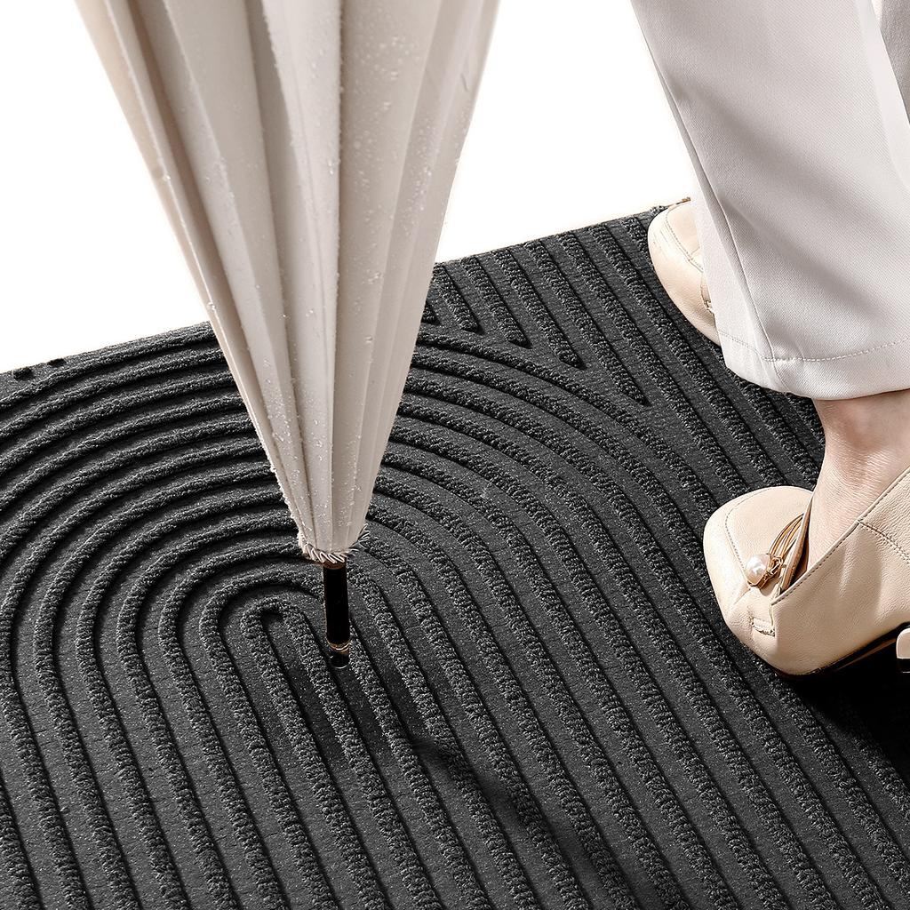 Polyester Rubber Doormat, Outdoor Door Mat, Anti-slip Floor Mats, Water-absorbent, Quick-drying, Dust-repellent, Mildew-proof