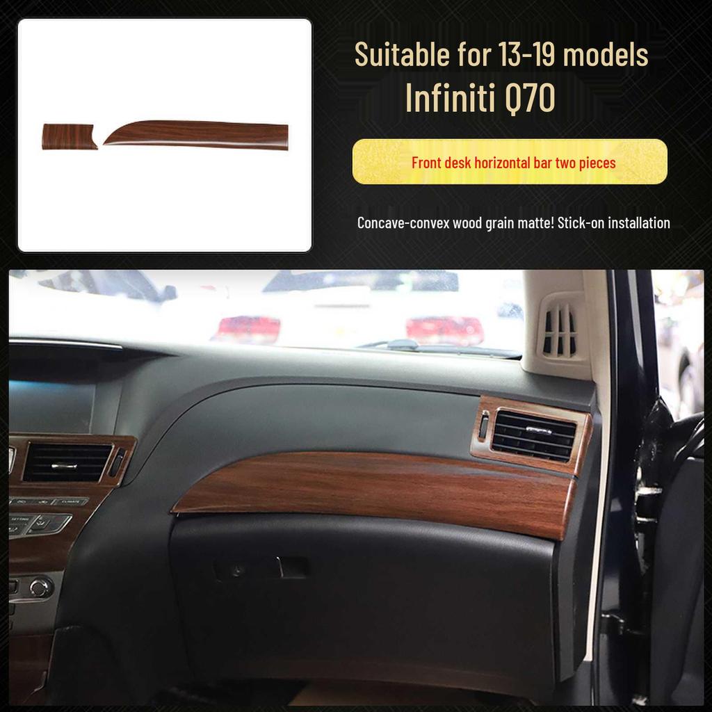 Infiniti Q70 Carbon Fiber Interior Modification: Shift Lever, Navigation, Door Trim