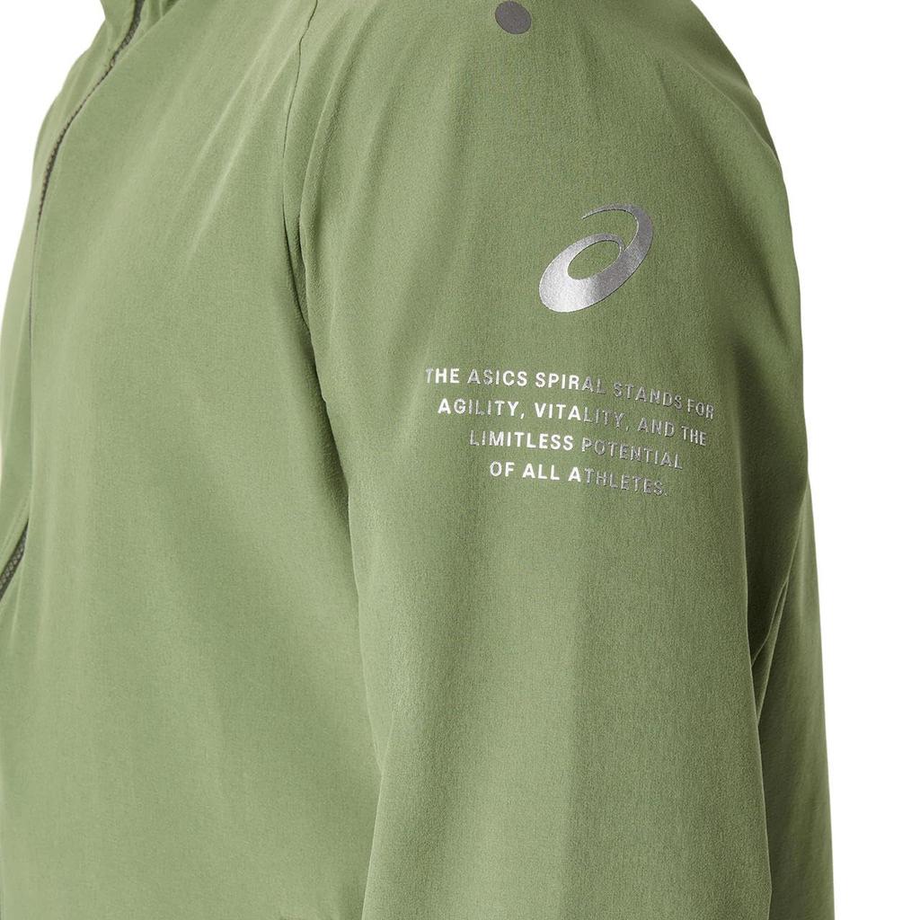 Training Wear WATER REPELLENT STRETCH WOVEN HOODIE MOSS S [ASICS]