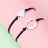 1 Pair Mother Daughter Bracelet Adjustable Woven Rope Casual Geometric All-match Decoration Back To
