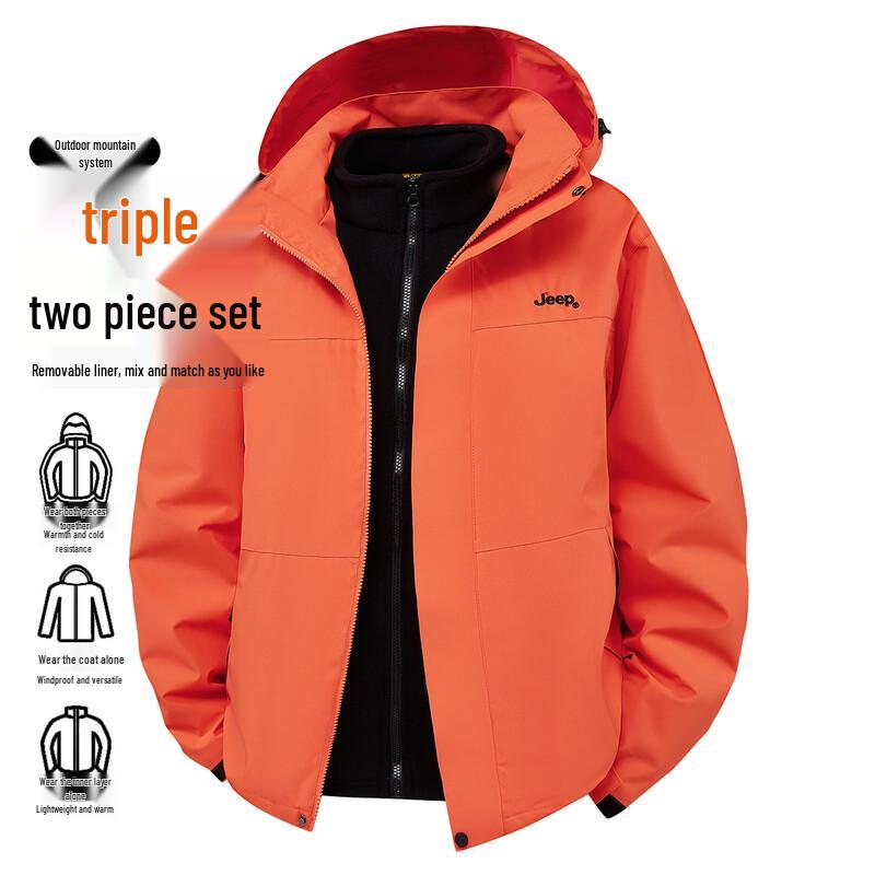 JEEP Men s 3-in-1 Outdoor Jacket 3XL