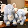 New Lovely Elephant Plush Toy Soft Stuffed Animal Doll Kawaii Cartoon Pillow Gift for Birthday Valentine