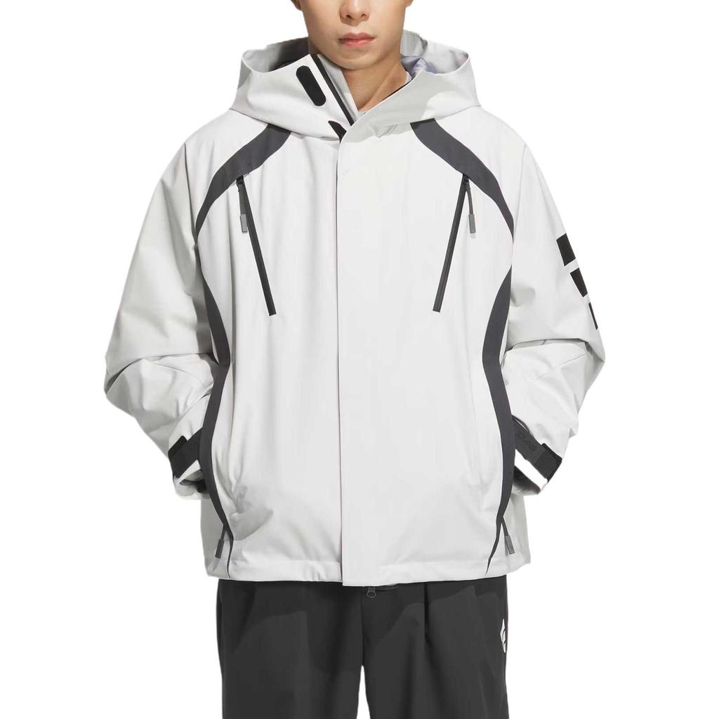 Adidas Fos Future Style Woven Comfortable Breathable Soft Jacket Unisex Jacket Bright-White KA2428