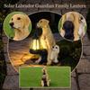 Gartenlichter, 3er-Pack Hundefigur mit Lampe, Außendekoration für Hof und Terrasse