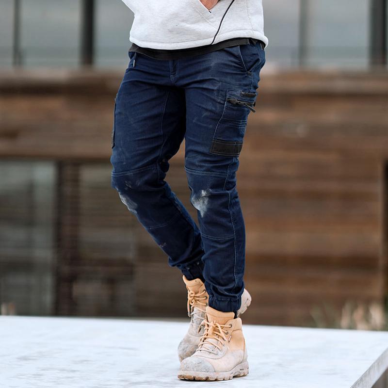Bijeulli Flex & Move Stretch Denim Cargo Pants