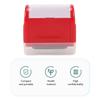ID Protector Ink Roller Stamp Portable ID Confidential Security Roller with Refill Inks for Invoices Authorization Documents